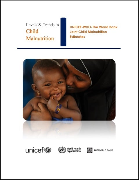 Levels and trends in child malnutrition: UNICEF/WHO/The World Bank Group joint child malnutrition estimates: key findings of the 2014 edition