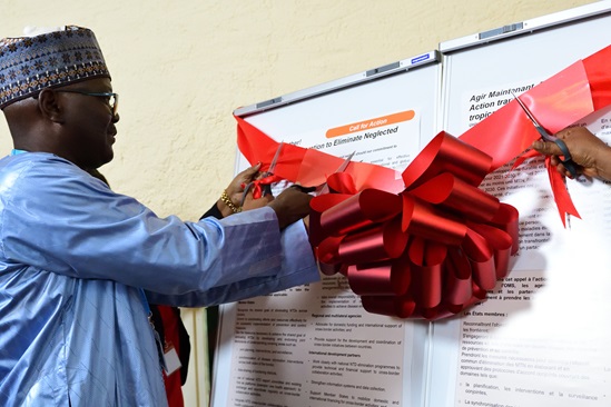 The call for action on cross-border collaboration for neglected tropical diseases was launched by Ministers and delegates of Cameroon, Nigeria and Niger.