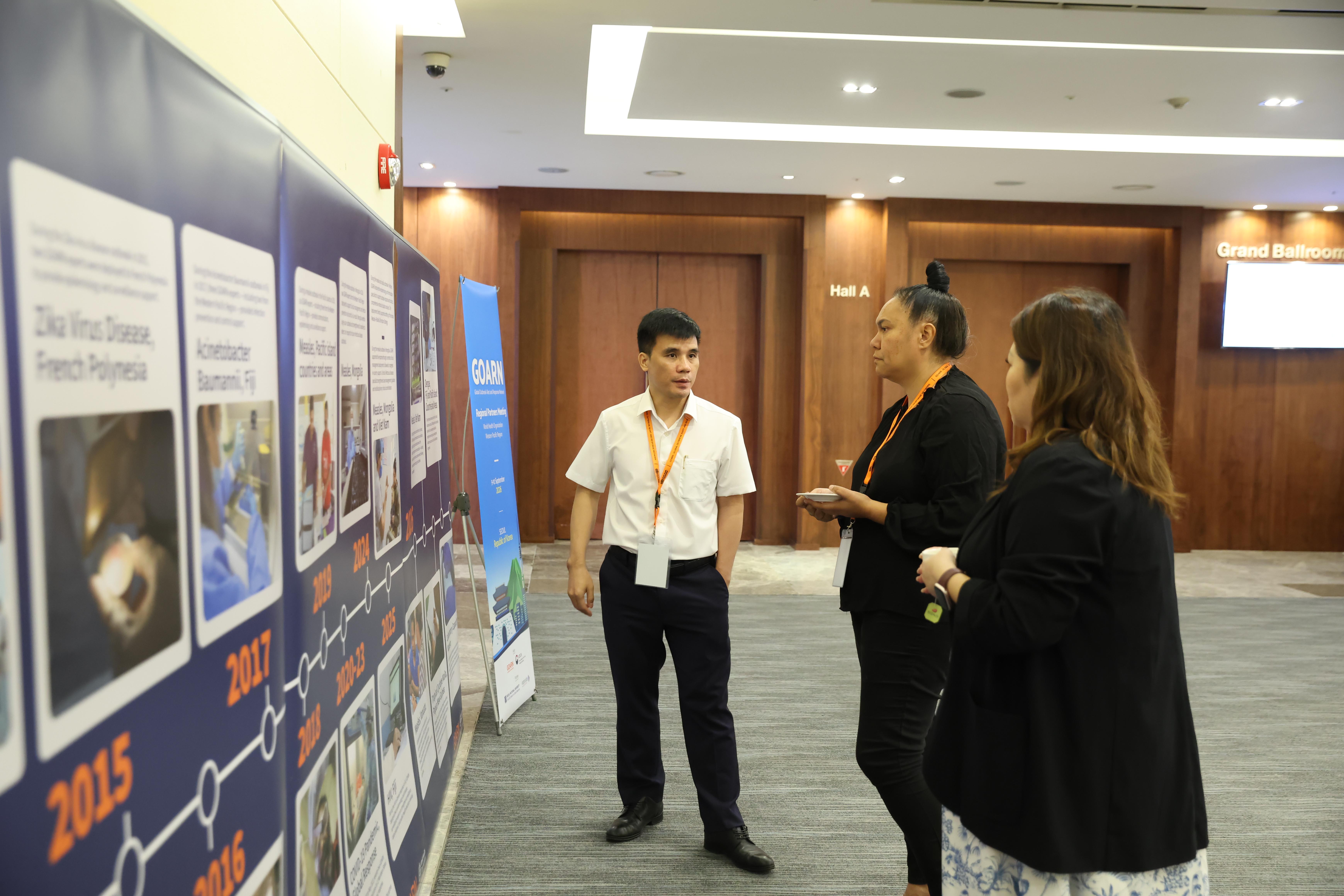 Participants in discussion at the Global Alert and Response Network Partners Meeting 2026