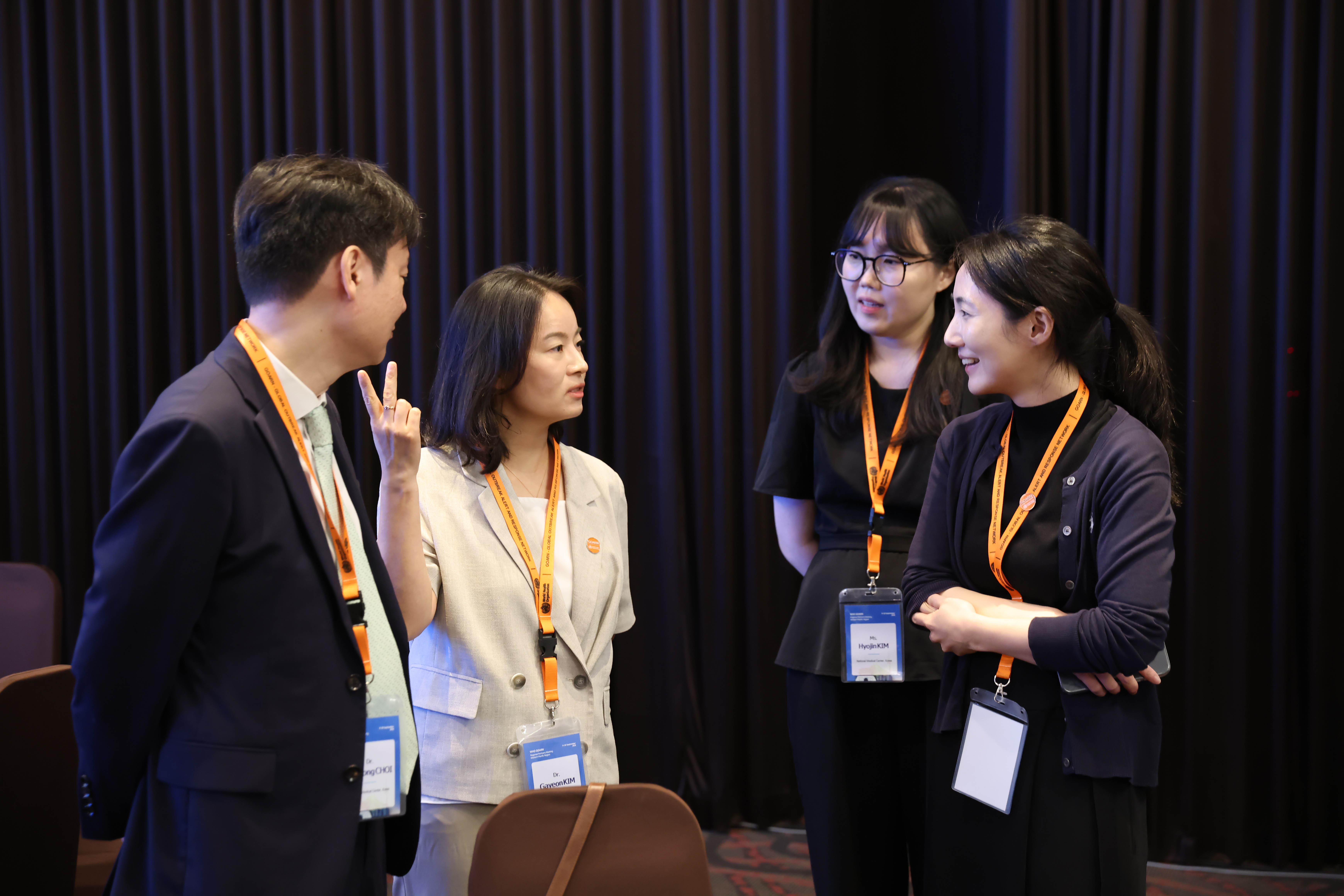 Participants in discussion at the Global Alert and Response Network Partners Meeting 2026