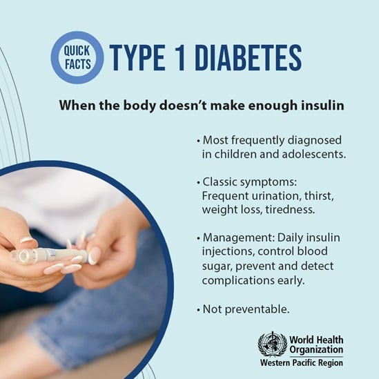 Graphic on type 1 diabetes